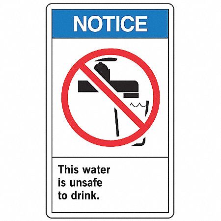 Safety Label 5 inx3 1/2 in Vinyl PK5