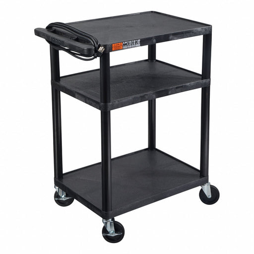 Utility Cart 400 lb Cap. PE 2 Shelves