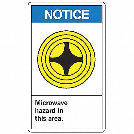 Safety Label 5 inx3 1/2 in Vinyl PK5
