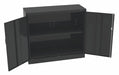 Storage Cabinet 42 x48 x18 Black 2Shlv