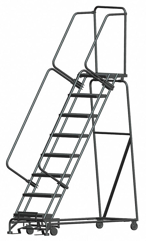 Lockstep Rolling Ladder Steel 80 In.H