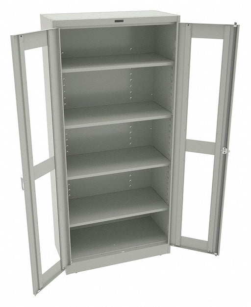 Storage Cabinet 78 x36 x18 LtGry 4Shlv