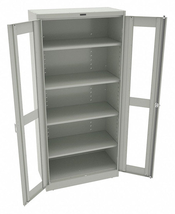 Storage Cabinet 78 x36 x18 LtGry 4Shlv
