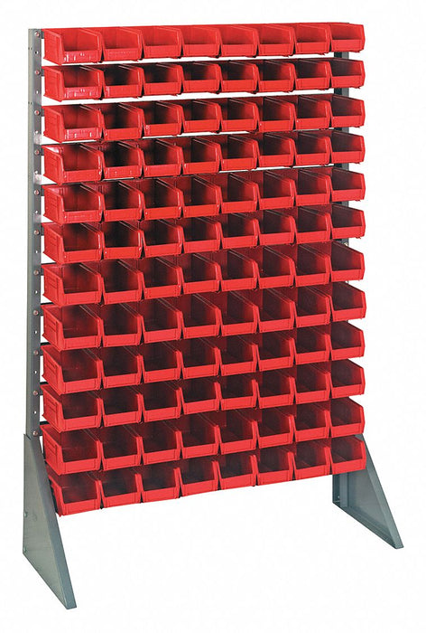 F1609 BinRailFlrRck 15inx54inx36in LdCp 50 lb
