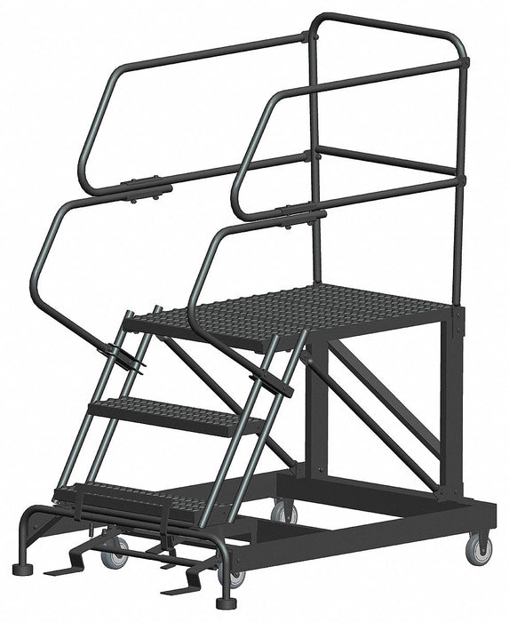 Roll Work Platform Steel Single 30 In.H