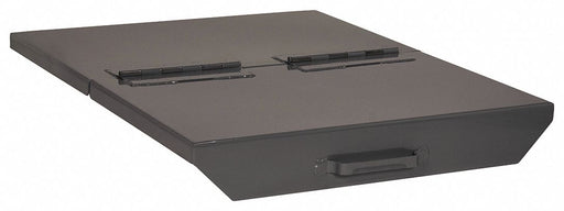 Hopper Lid 33 W Gray Steel