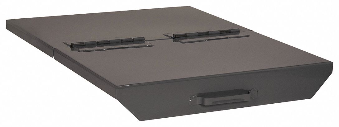 Hopper Lid 59 W Gray Steel