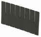 Divider Black Polyethylene 6.4 in