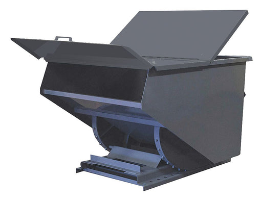 Hopper Lid 59 W Gray Steel