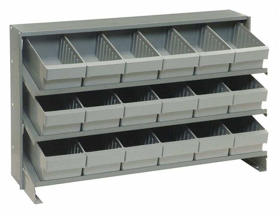F1586 Bench Pick Rack 12x21x36in Gray