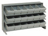 F1586 Bench Pick Rack 12x21x36in Gray