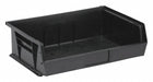 F0606 Hang and Stack Bin Black PP 5 in