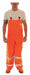 E1824 Flame Resistant Rain Overall Orange L