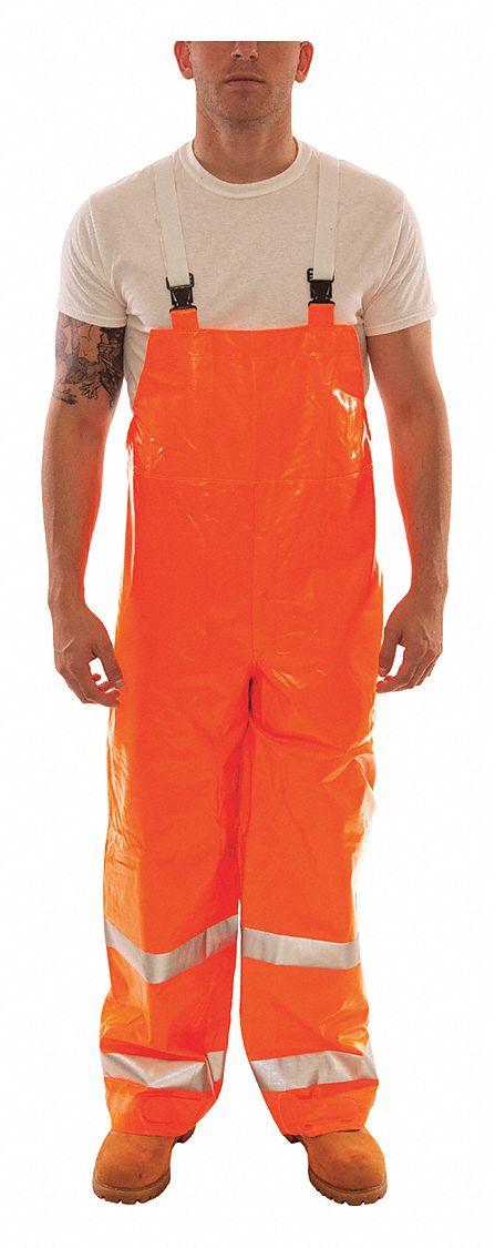 E1824 Flame Resistant Rain Overall Orange S
