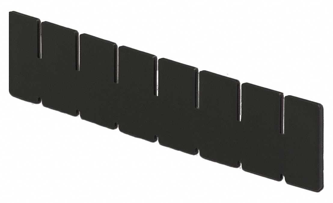 Divider Black Polyethylene 2.9 in