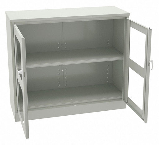 Storage Cabinet 42 x48 x18 LtGry 2Shlv