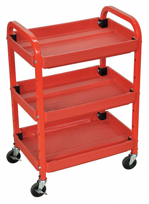 Utility Cart 300 lb Cap. Plstc 2 Shlvs