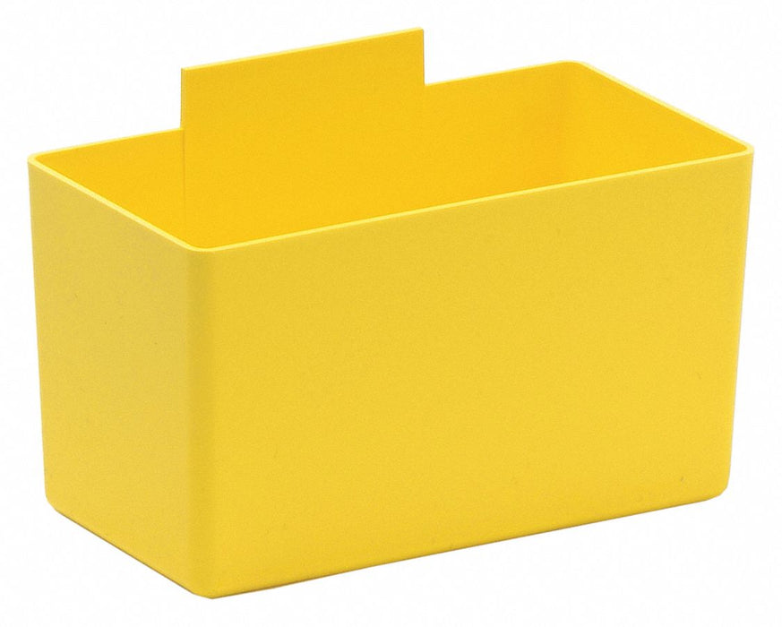 Bin Cups Yellow Plastic 3 in