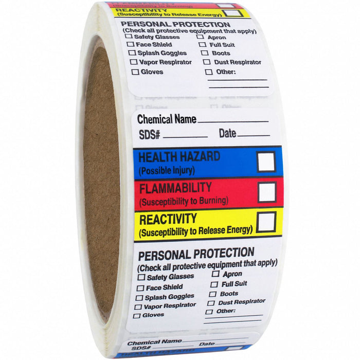 HMIGLabel 2-1/2inH 1-1/2inW PK250