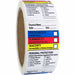 HMIGLabel 2-1/2inH 1-1/2inW PK250