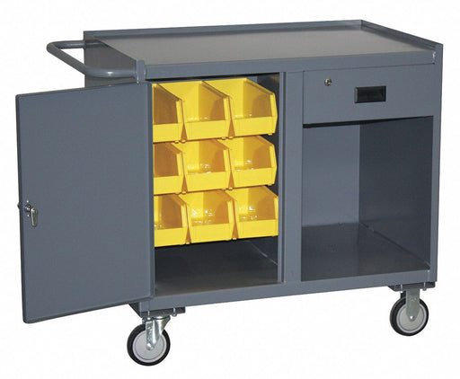 Mobile Cabinet Bench Steel 42 W 27 D