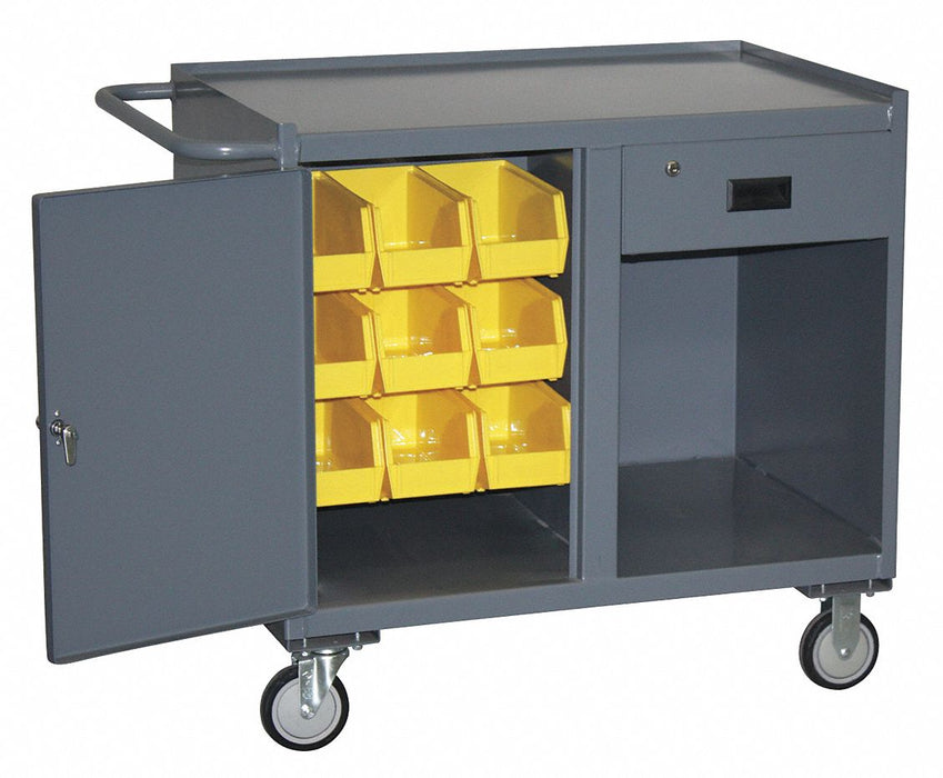 Mobile Cabinet Bench Steel 42 W 27 D