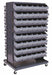 J0326 Mobile Pick Rack Gray Steel