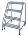 Rolling Ladder Welded Platform 40In H
