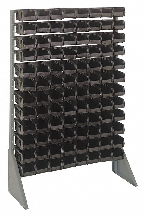 F1608 BinRailFlrRck 36inx54inx15in LdCp 50 lb
