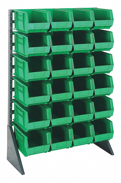 F1613 BinRailFlrRck 15inx54inx36in LdCp 50 lb