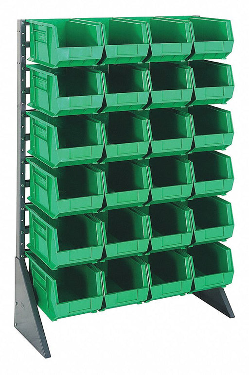F1613 BinRailFlrRck 15inx54inx36in LdCp 50 lb