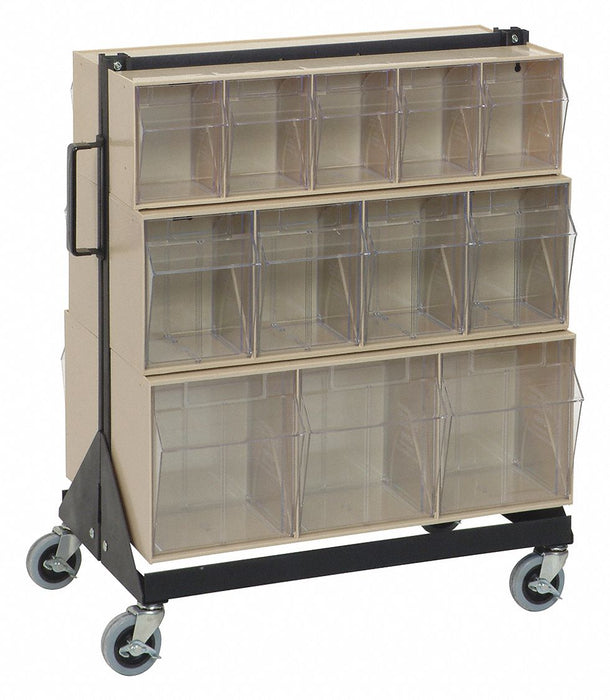 Bin Storage Rack Powder Coated 28 in