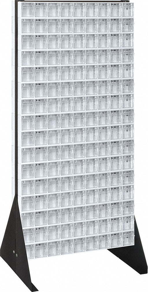 Bin Storage Rack Powder Coated 52 in