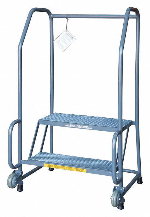 Tilt and Roll Ladder Steel 19 In.H