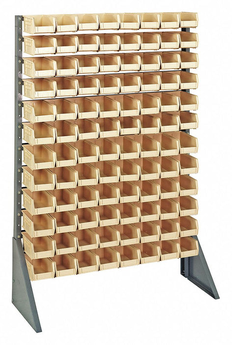 F1608 BinRailFlrRck 36inx54inx15in LdCp 50 lb
