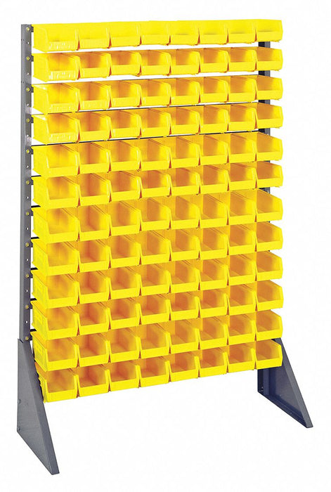 F1609 BinRailFlrRck 15inx54inx36in LdCp 50 lb
