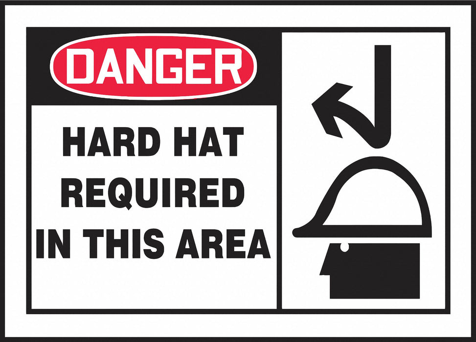 Safety Label 3 1/2 inx5 in Vinyl PK5