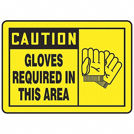 Safety Label 3 1/2 inx5 in Vinyl PK5