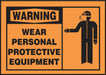 Safety Label 3 1/2 inx5 in Vinyl PK5