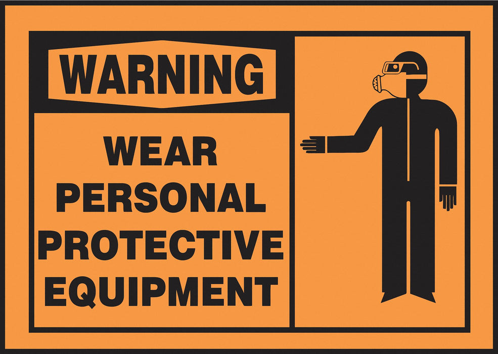 Safety Label 3 1/2 inx5 in Vinyl PK5