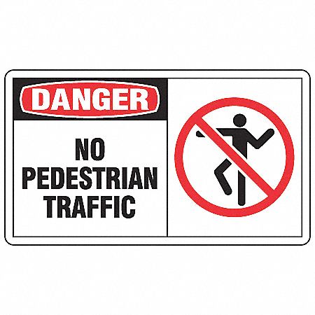 Safety Label 3 1/2 inx5 in Vinyl PK5