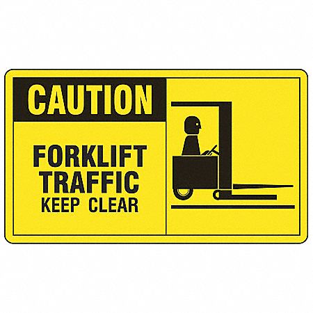 Safety Label 3 1/2 inx5 in Vinyl PK5