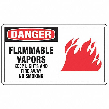 Safety Label 3 1/2 inx5 in Vinyl PK5