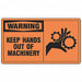 Safety Label 3 1/2 inx5 in Vinyl PK5
