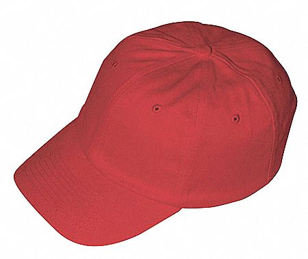 Bump Cap Baseball Hook-and-Loop Red
