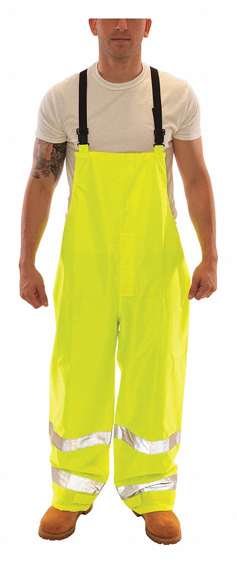 Rain Bib Overall Class E Yellow/Green M