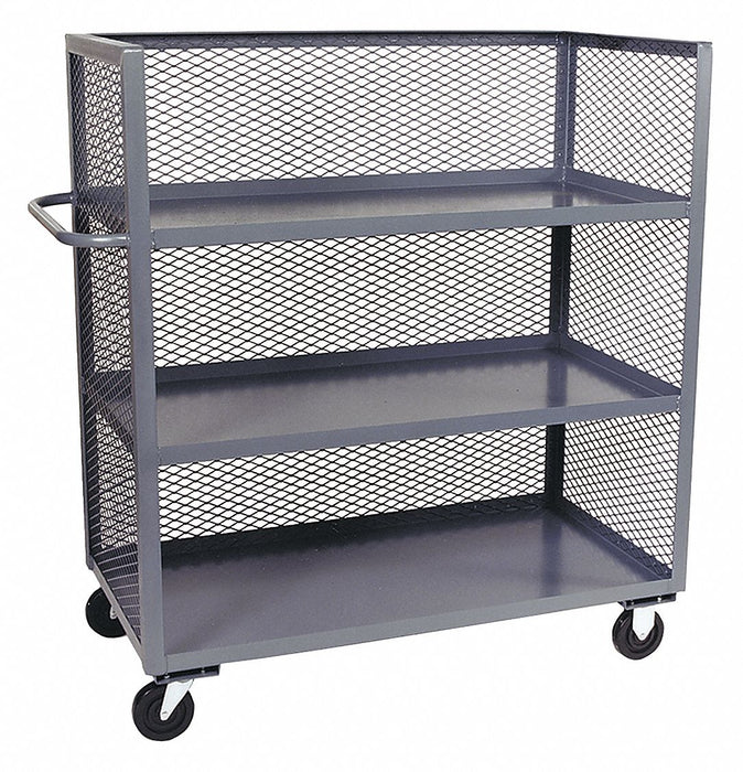 3-Sided Stock Cart 3000 lb 72 In.L