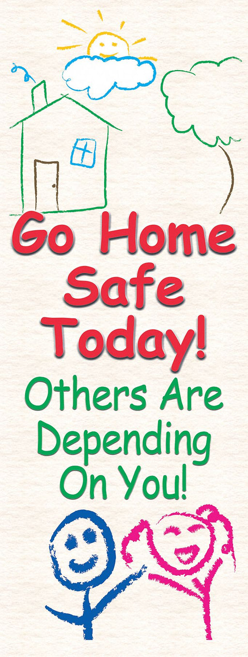 Safety Banner 74in x 28in Poly Sheeting