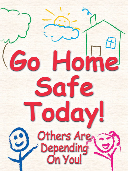 Safety Poster 22 in x 17 in Plastic