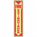 Fire Extinguisher Sign 18X4 R/YEL